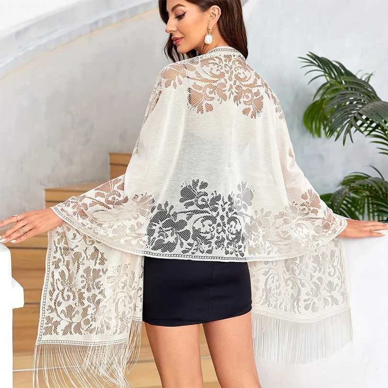 New Embroidery Lace Scarf Shawl Floral Triangular Veil Shawl For Women Party Scarf Wedding Poncho Stoles Ladies Headband Wraps J251118