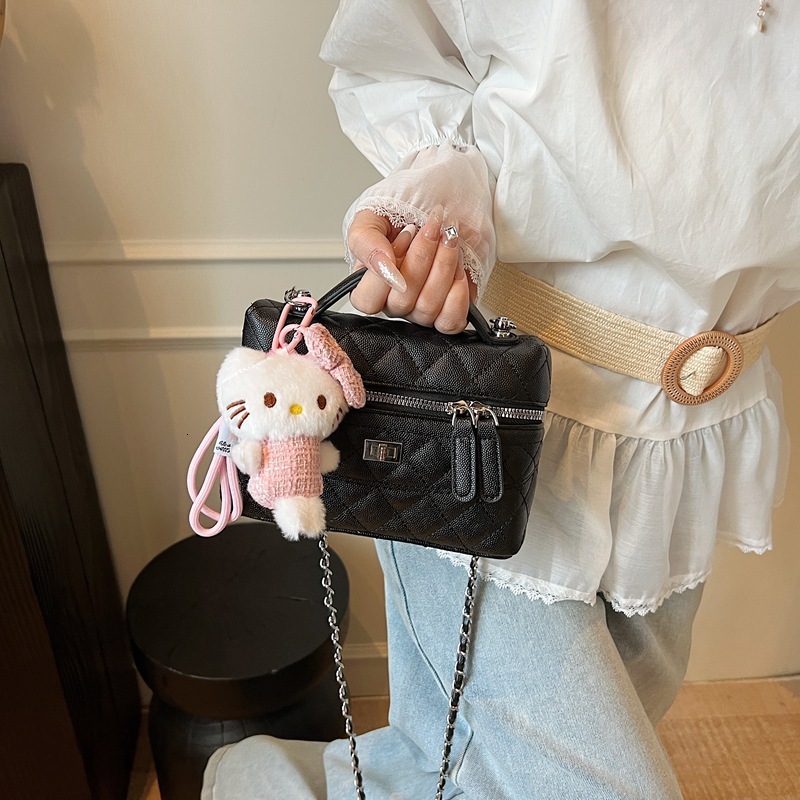 Luxury Brand Designer Bag Style Handbag For Women 2025 New Fashion Quilted Chain Small Square Bag Korean Version Simple Crossbody Bag For Women