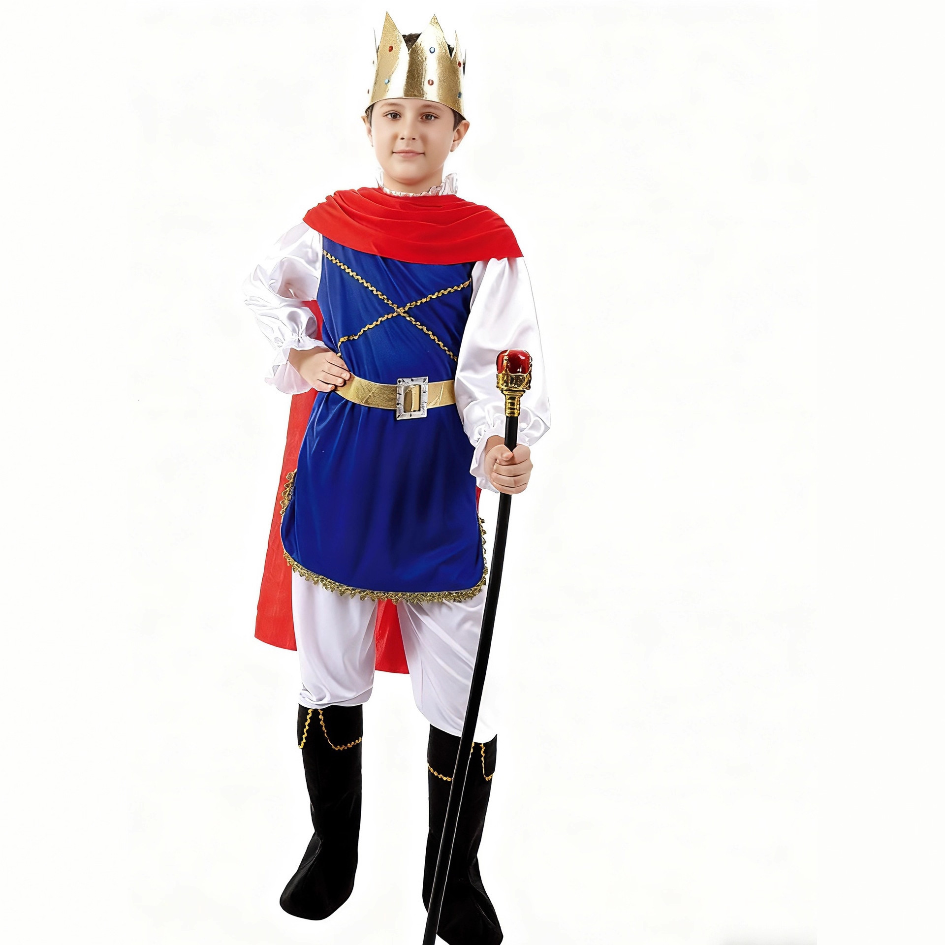 2025 Role Playing New Autumn and Winter Costumes Halloween Costumes Children's Prince Costumes Festival Luxury Party Performance Costumes