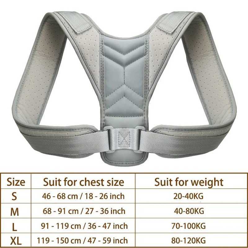 Posture Corrector Unisex Adjustable For Clavicle Spine Support Belt Reshape Your Body Home Office Sport Upper Back Neck Brace D251022