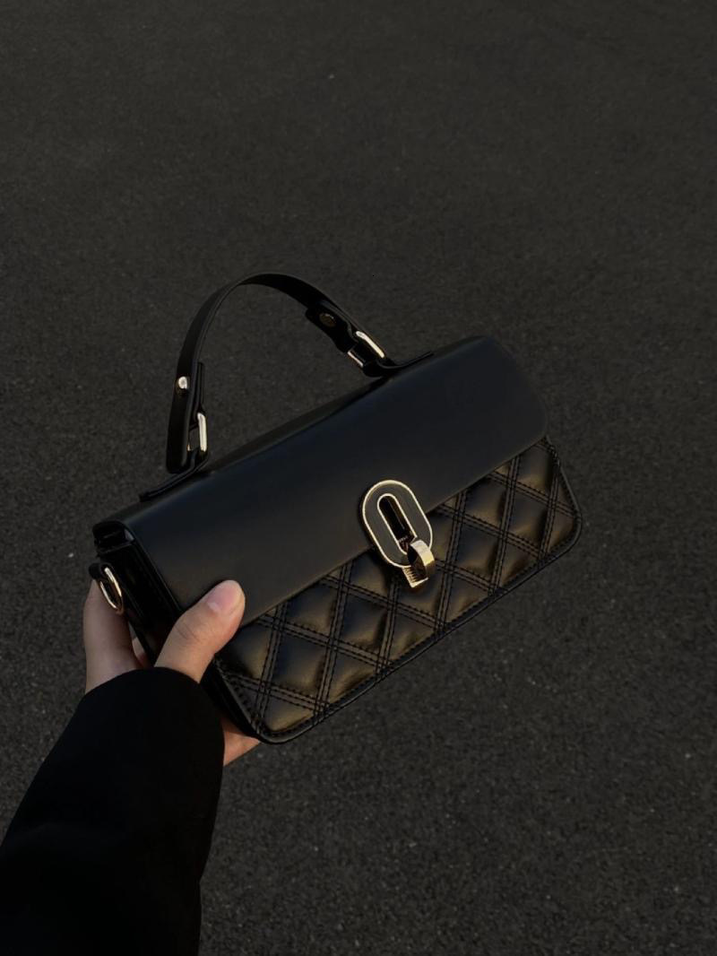 Luxury Brand Designer Bag High-End Luxury Niche Coffee Color Handbag Women's 2024 New Style Small Chain Shoulder Crossbody Bag Summer