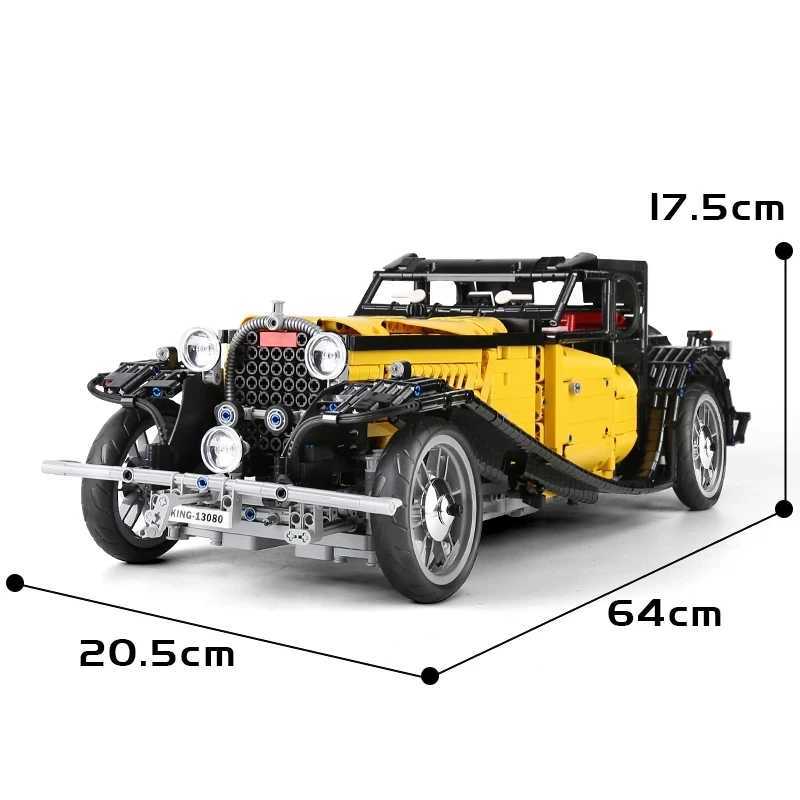 Technical RC Motorized T50 Car Building Blcoks Toys HighTech Model Classic Vintage Car Bricks Set For Children Birthday Gifts J251022