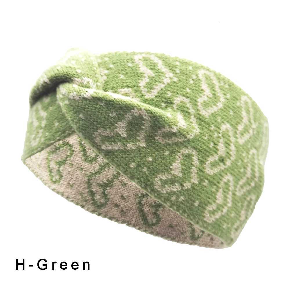 Autumn and winter keepwarm Knitted Twist Headband Workout Running Sport Elastic Hair Bands for Womens Turban Hair Wrap V251022
