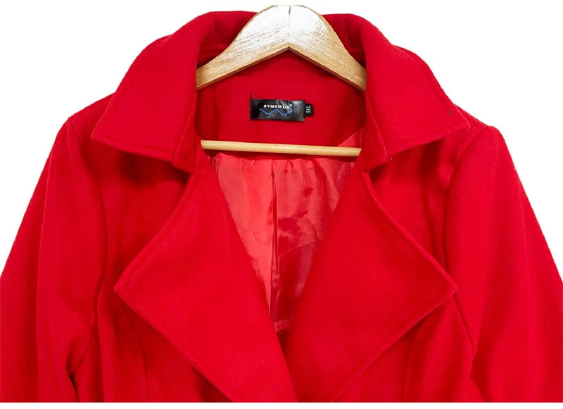 Womens Coat Winter Korean Fashion Long Coated Thickened Woolen for Women Black Harajuku 251021