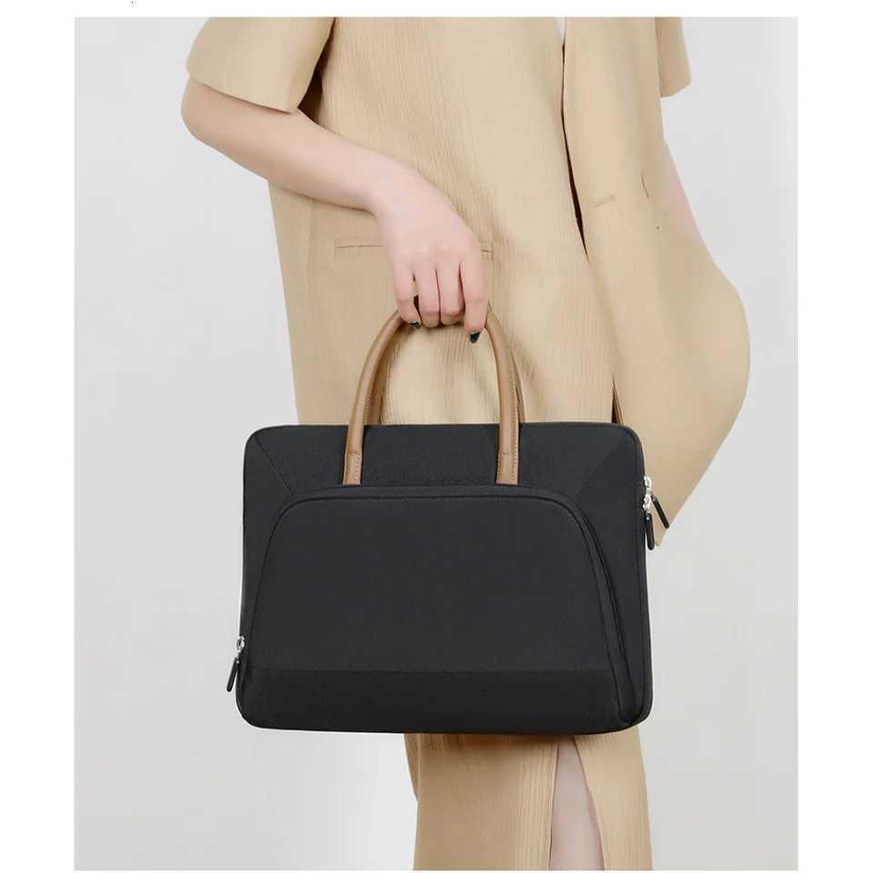 New fashionable and simple portable briefcase 14 inch 1516 inch laptop bag simple and elegant W251022