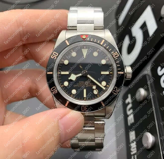 U1 Top AAA Black Bay M79230N-0002 BB58 Quality Superclone Factory Rivet Band Watch 41mm Men Automatic nical Movement Sapphire Wristwatch