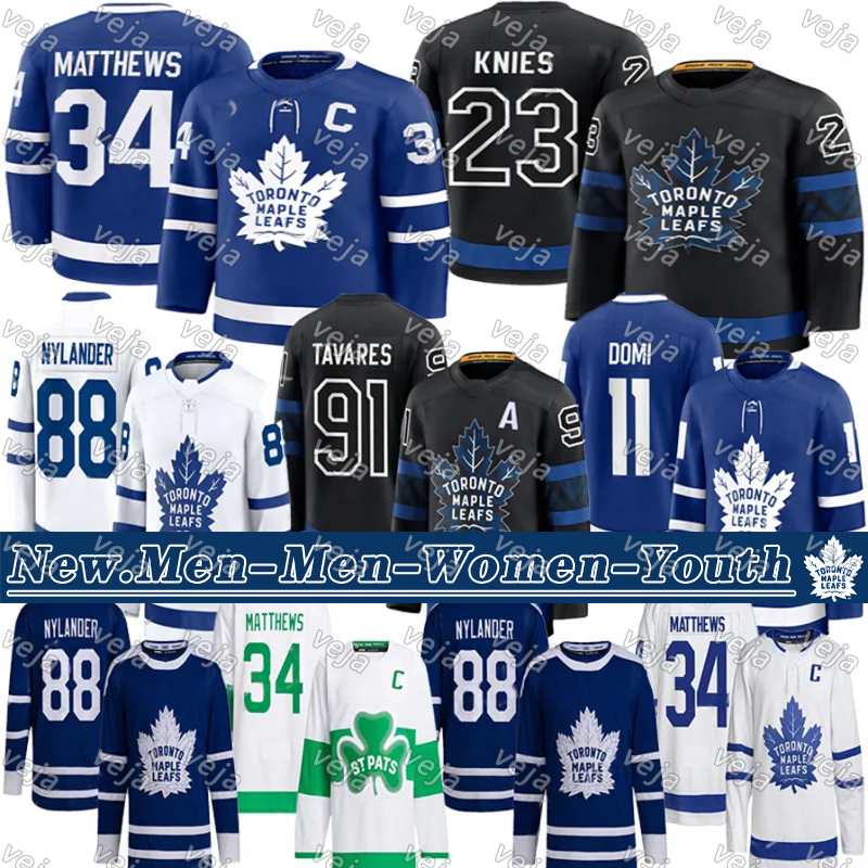 2025-26 new jersey Maple Leafs Jersey #34 matthws Jersey #16 Mitchell Marner Jersey #88 William Nylander Jake Muzzin Torontos Hockey Jerseys