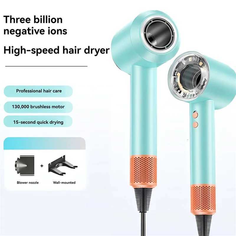 A74GHair Dryer Hair Salon Home HighHair Care Fast Drying Leafless Negative Hair Dryer Drying Machine UK PlugXJ251022