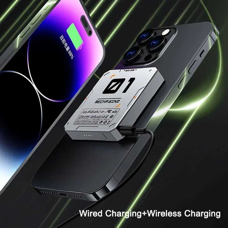 15W 5000mAh Wireless Fast Charging Mini Powerbank For IPhone Portable External Battery Charger Phone Power Bank J251114