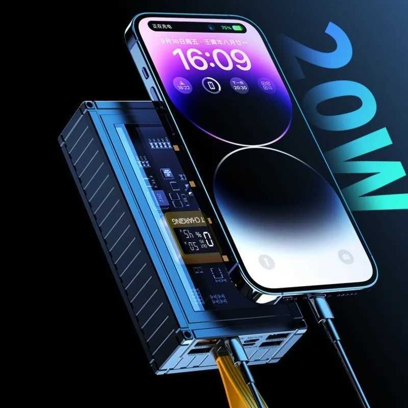 50000mAh Power Bank 120W PD20W Super Fast Charge Portable Charger for IPhone Powerbank External Battery Powerbank J251114