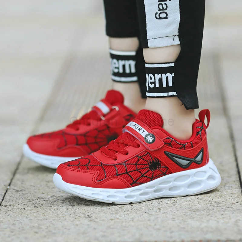 Disney Childrens Sports Shoes Spring Hollowout Childrens Leather Shoes Breathe Sneaker Pu Leather Shoes Size 2637 H251022