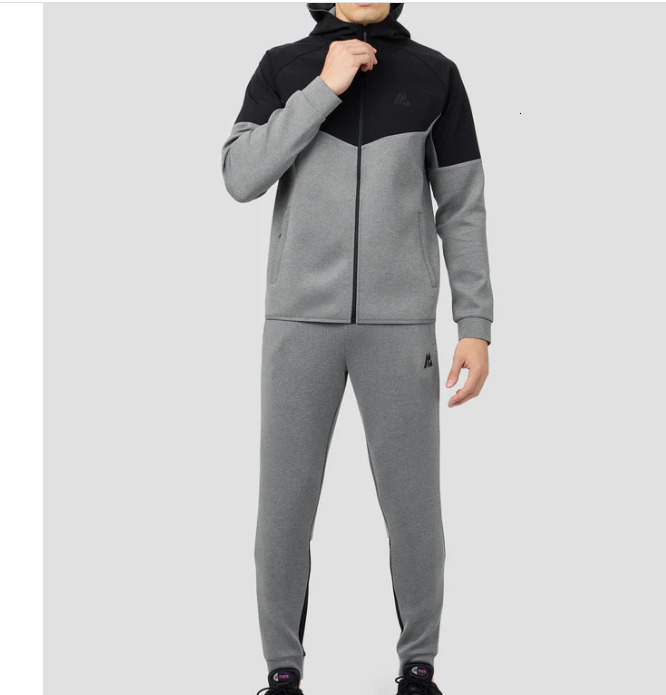 High Quality Monterex Trackuit Tech 3-piece Et Men Trackuit Port Fie Jogging Uit Running Quick Dry Portwear Gym T-hirt Weatpant Set European