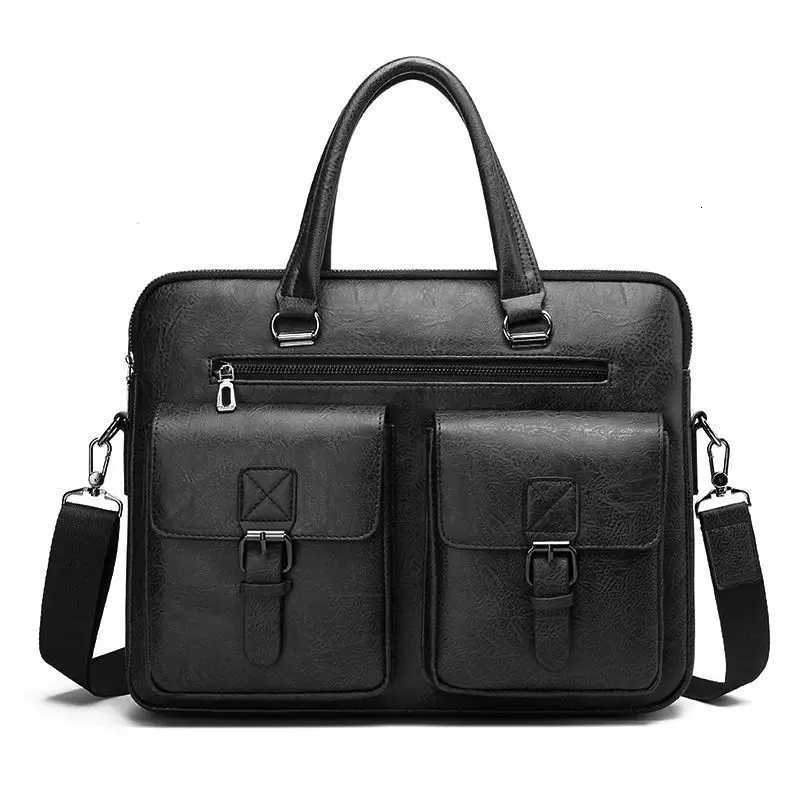 Men Handbags Casual Briefcases Crossbody Bags Business Trip Document Computer Bag Oneshoulder Bigcapacity Foreign Trade Bags W251022
