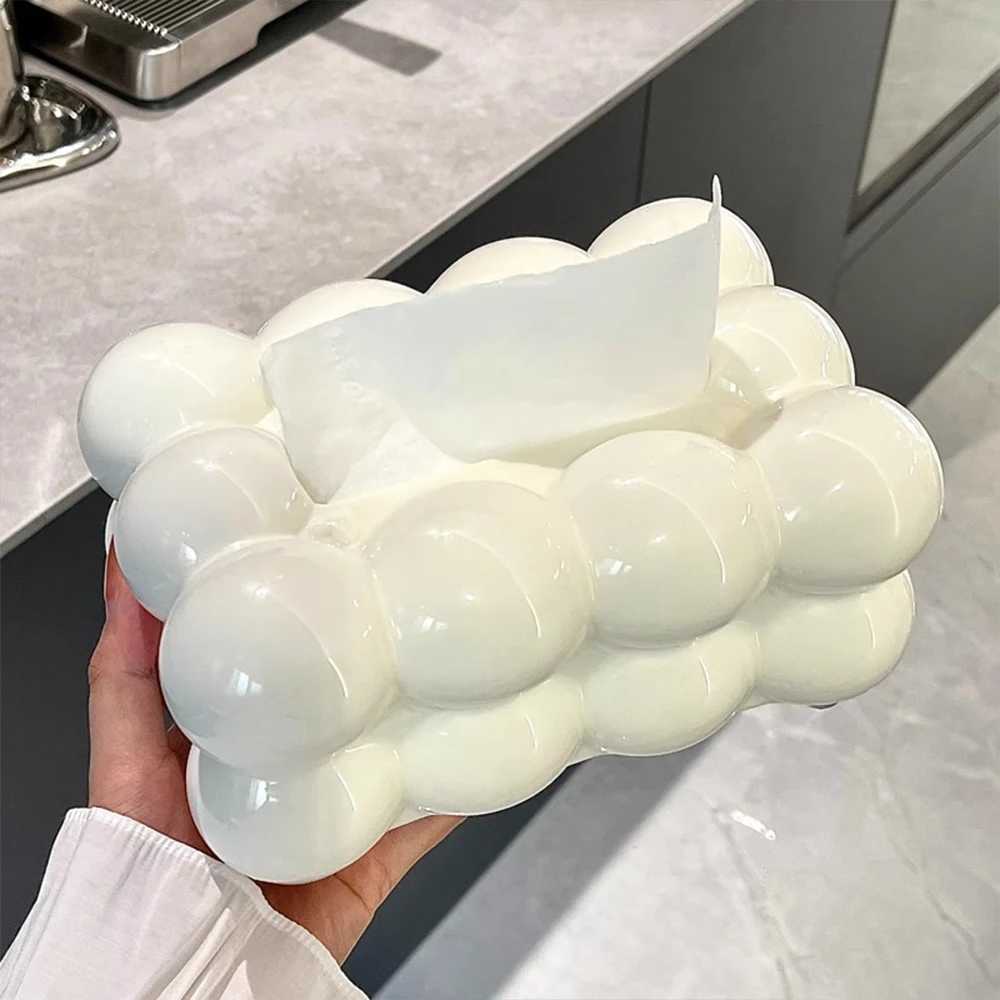 Cloud Design Tissue Box Living Ro Coffee Table Towel Dispenser Desktop Paper Storage Holder Kitchen Decor Car Tissue Organizer Y251022