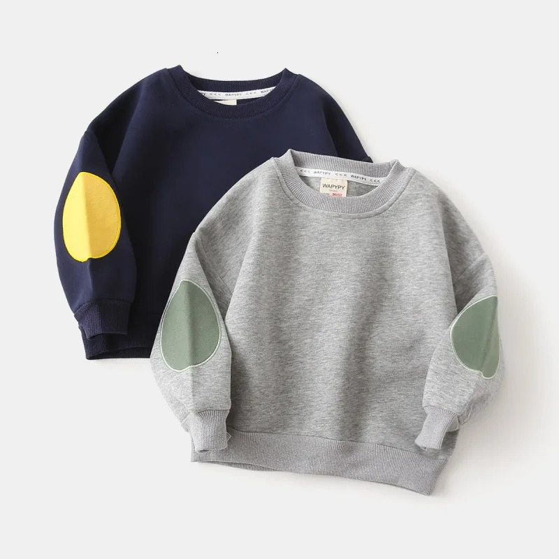 2025 Autumn Children Boy Sweatshirt Korean Style Round Collar Kid Boy Long Sleeve Tops Casual Soft Cotton Toddler Boy Pullover 251021