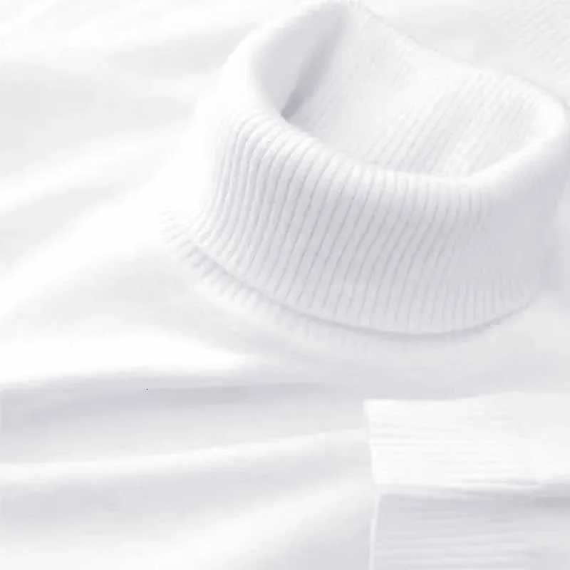 2025 New Mens Knitted Sweaters Solid Color Turtleneck Breathable Pullovers Warm Outdoor Basic Streetwear autumn Business TopsXJ251022