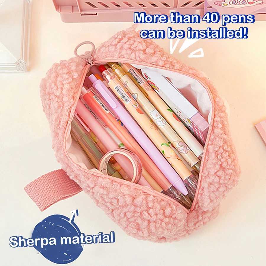 Plush Pencil Case Cute Cartoon Cute Cubs Storage bag Cosmetic Bag INS Korean Stationery school Supplies J251022
