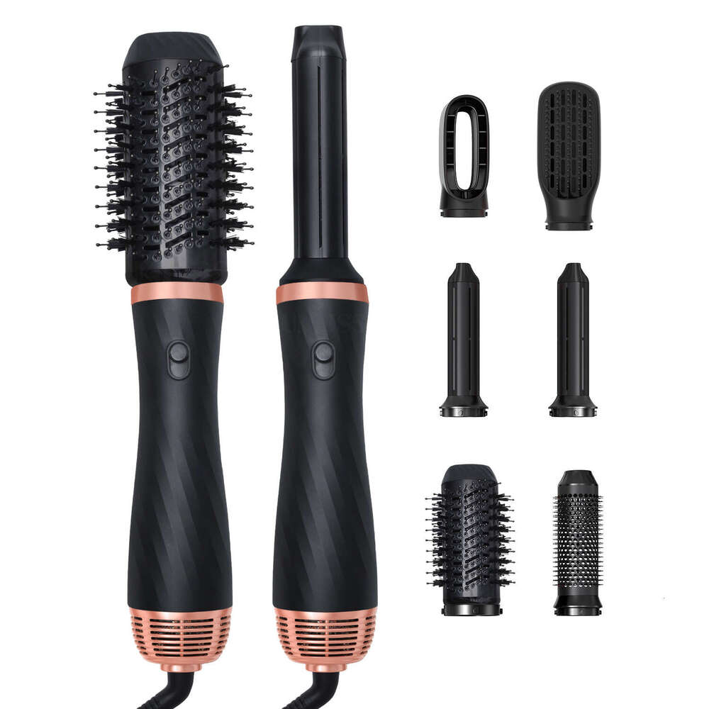 Well Known Brand Designer High Power Wiredrawing Hot Air Comb Curling Iron Hair Straightener Dryer Six In One Net Red Travel Home Integrated Stylist