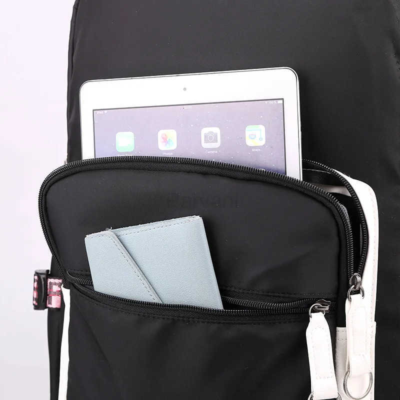 Sanrio Cute Kuromi Backpack Large Capacity School Bag Sport Laptop Bag Stylish College Student Travel Backpack L251022