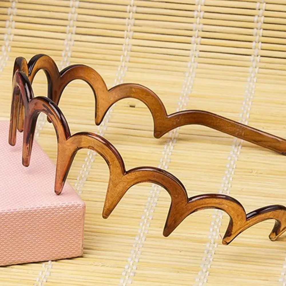New Headband Hair Comb Zigzag Band Notched Headband Woman Man Girl Christmas Birthday Gift Rescue Broken DIY Hair Accessories V251022