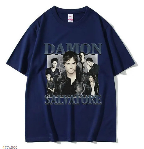 Europe and the United States street style T-shirt American cartoon printing Cotton short sleeve - TT8741