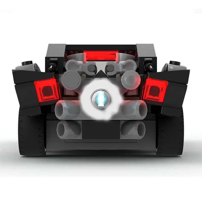 337 PCS New MOC Car Model Movie Game Series Building Block Car Revenge Batmobile Eightgrid Car Childrens Building Block Toy J251022