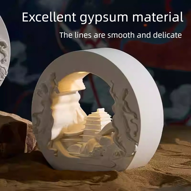 Aromatherapy night light birthday gift, high-end decoration, indoor fireless aromatherapy expansion stone gift box