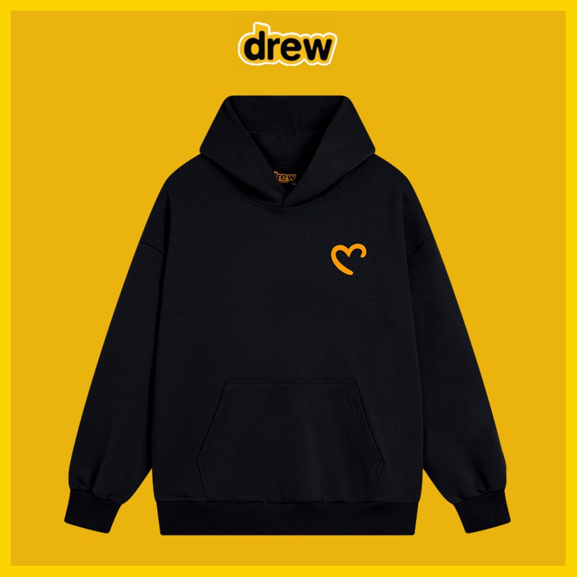 Drew House Smiley Face Heart Print Hoodies