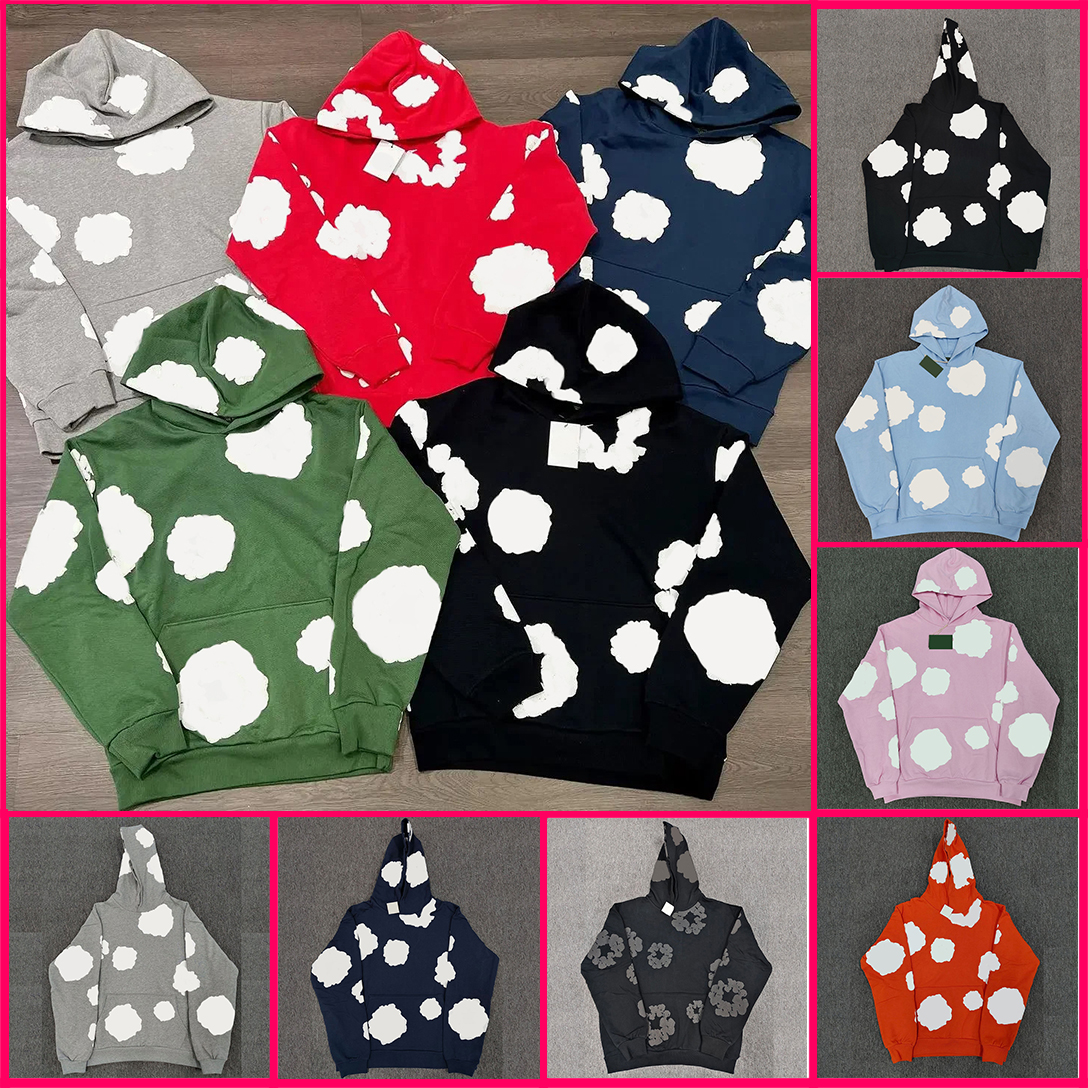 Designer high quality Hoodie Black Mens the Cotton Wreath Sweatshirt Unisex Oversized denim Hoodies Design Hoody Fashion Hip Hop Hooded Sweatshirts Tracksuits