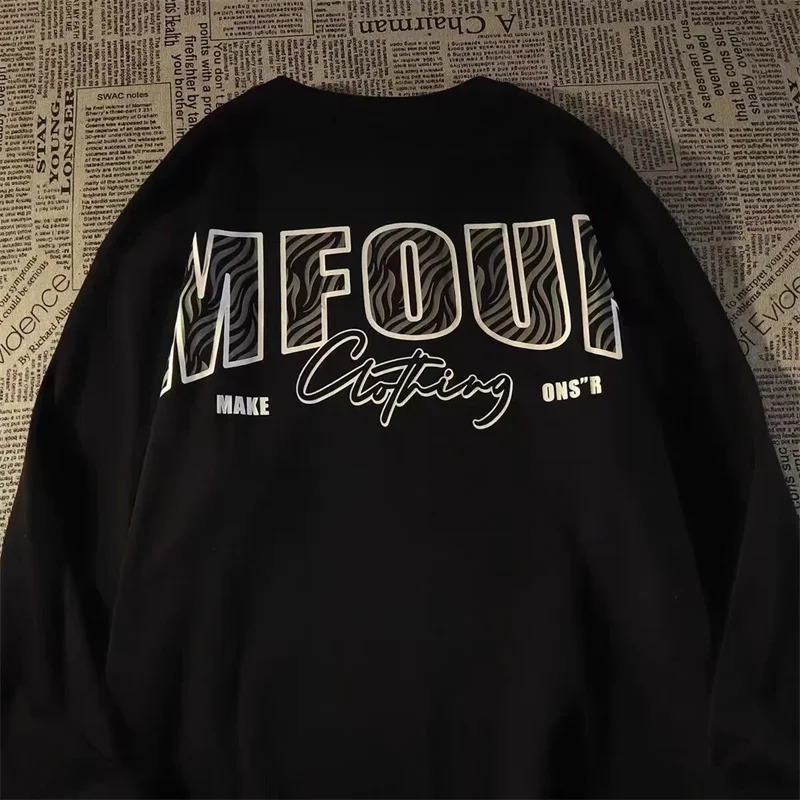 ZAZOMDE Men Streetwear Long Sleeve T Shirt With Y2K Hip Hop Graphic Print Soft Cotton Comfort Fit Fashion Tee 251020