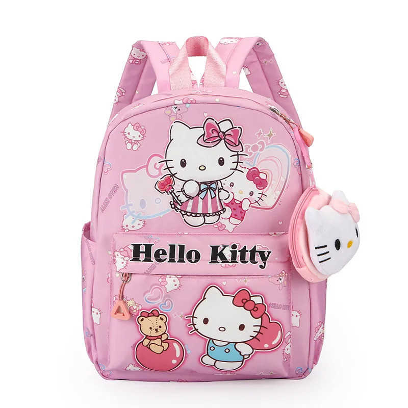 Sanrio Hello Kitty Kuromi Girls Backpack Cute Cartoon School Bag for Children Lightweight Durable Kids Backpack L251022