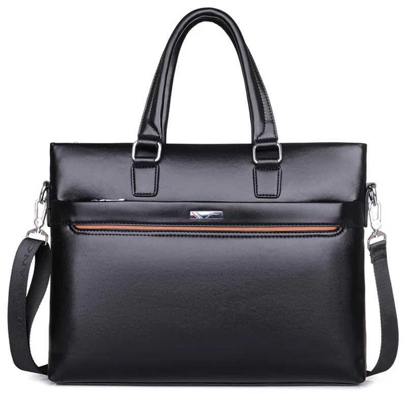 KANGAROO Luxury Brand Business Laptop Handbags Messenger Bags Men Leather Briefcase Male Travel Bags Men Shoulder Bag W251022