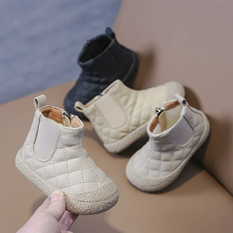 Winter Boots for Baby Boys Outdoor Girls Snow Plush Children Cotton Shoes Nonslip Kids Casual Infant Toddler 251022