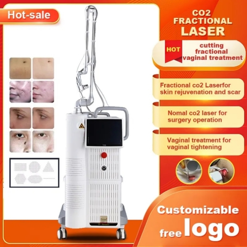 Fractional CO2 Laser Skin Resurfacing Machine Anti Aging Wrinkle Removal Acne Scar Reduction Stretch Mark Treatment Beauty Equipment For Spa And Home 