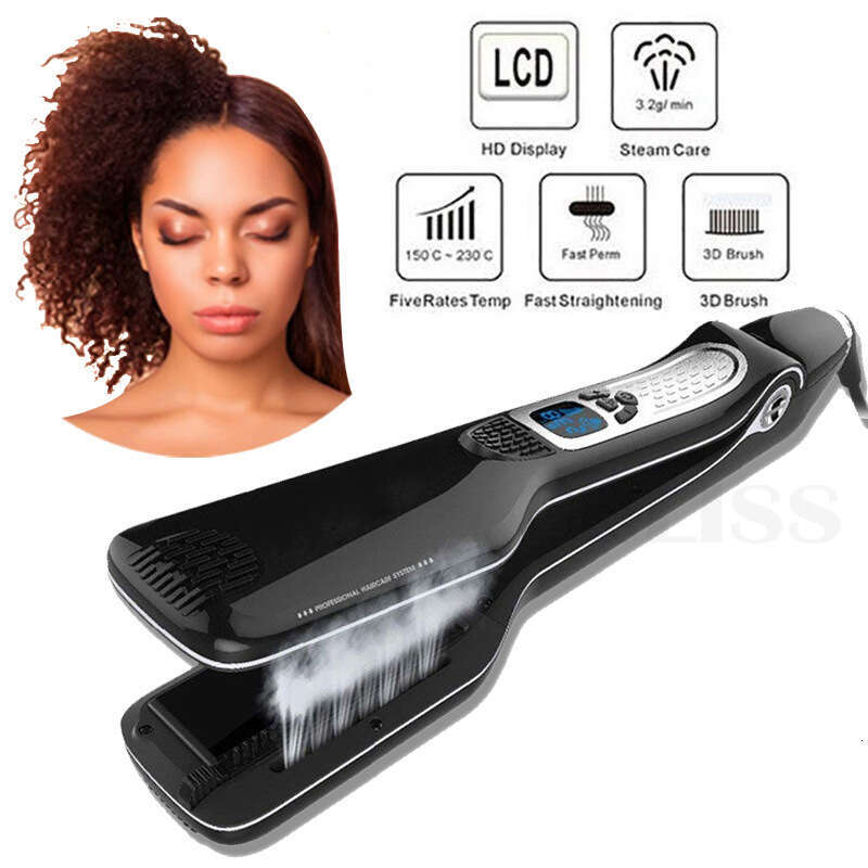 Famous Brand Designer Anion Temperature Control High Power Travel Outgoing Home Portable Straight Hair Curling Iron