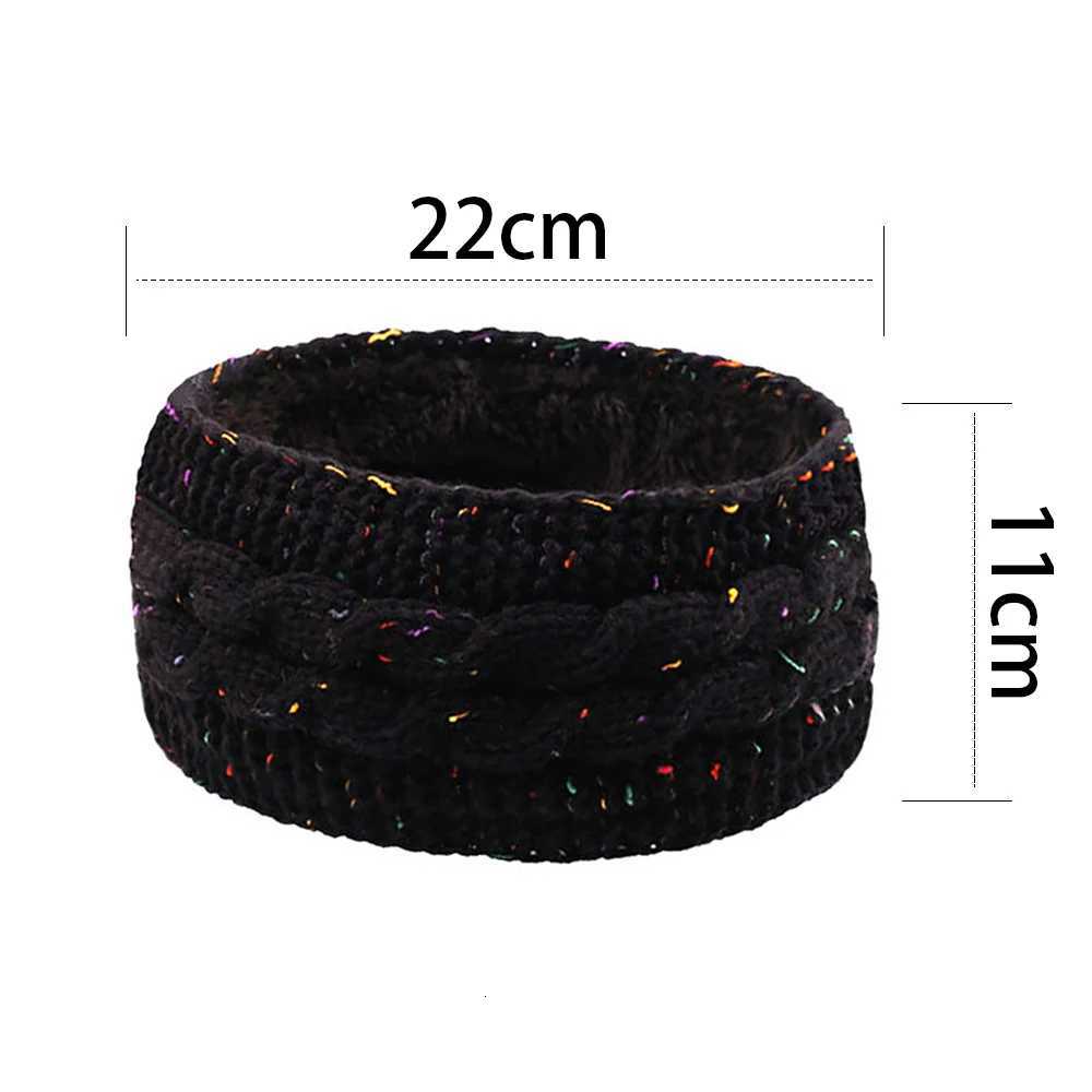 Winter Chunky Knit Womens Headband Trendy Cable Commute Hair Band Chunky Knit Fleece Lady Ear Warmer Thick Fashionable Hair Tie V251022