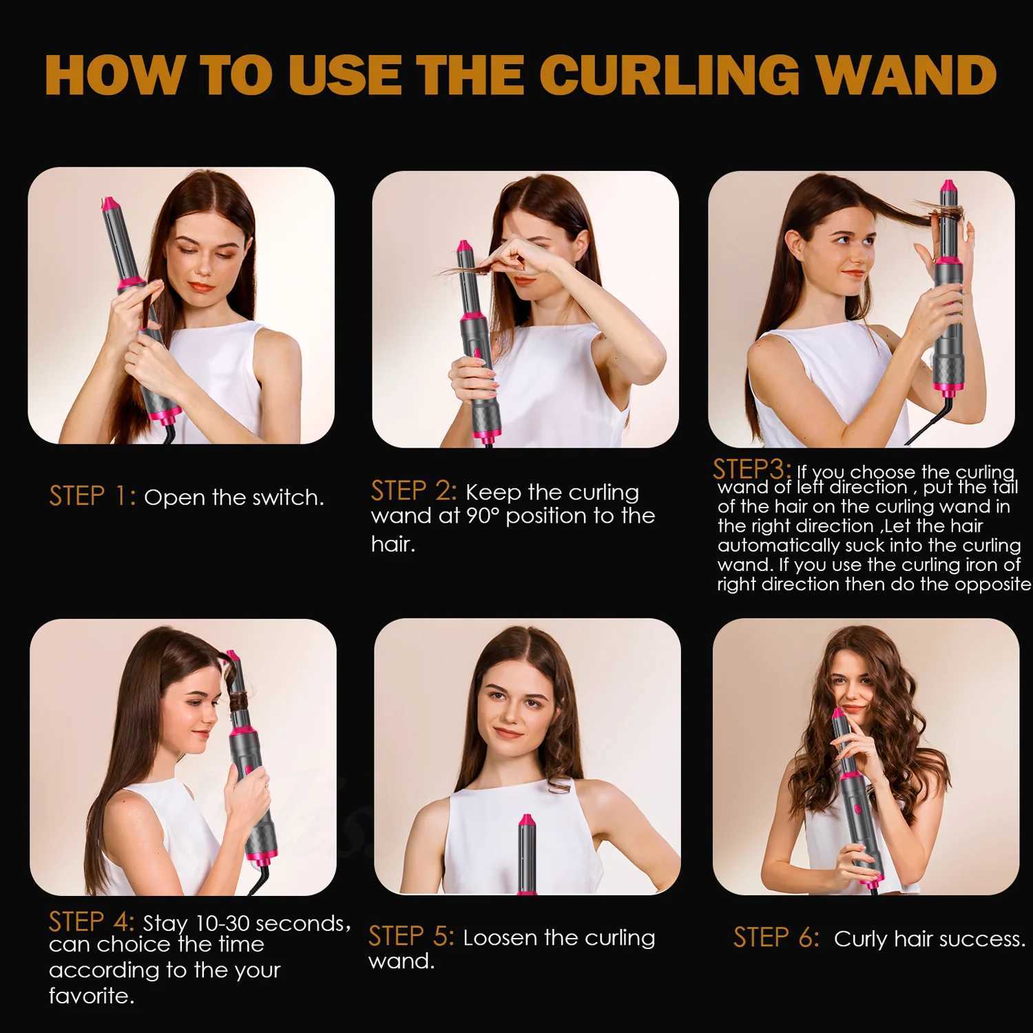 5in1 electric hair dryer curling iron home hair dryer curling iron multifunctional home hair care curling iron styling setXJ251022