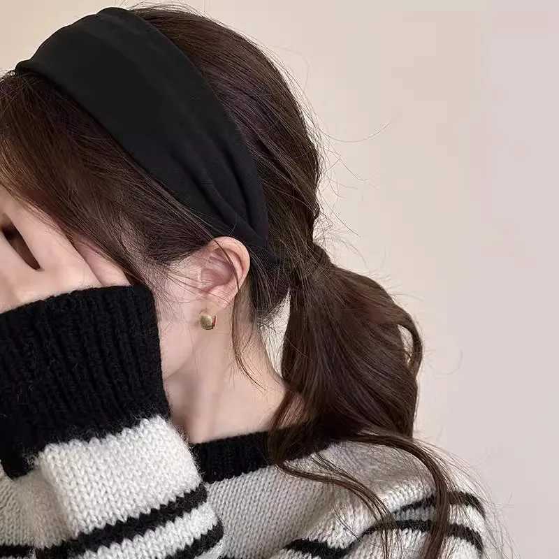 2025 Korea Fashion Elegant Wide Hairbands Headband Women Girls Gift Scrunchie Hair Head Hoop Band Accessories Headdress Headwear V251022