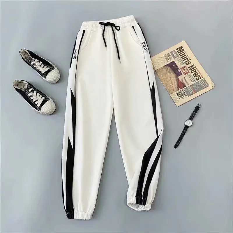 Womens Loosefit Straightleg Highwaisted Sweatpants New Springautumn 2024 Casual PantsT251022