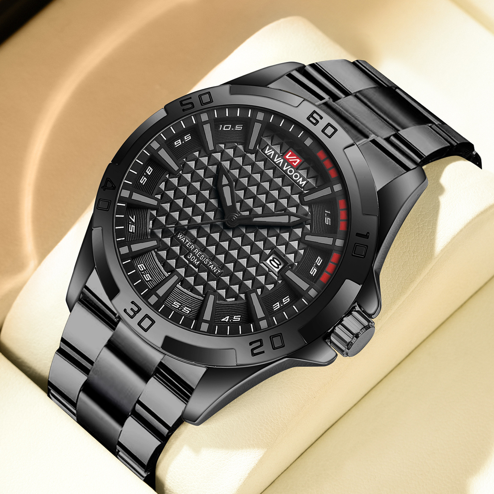 Designer Watch Concept Luxury Watch Watch Waterproof Quartz Watch Large Dial Luminous Men's Watch Air Hole High-end Fashion Watch Men