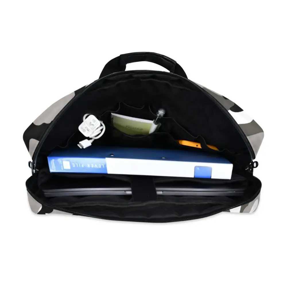 Business Briefcase Men Bag Army Fan Camouflage Printing Computer Laptop Handbag Male Shoulder Messenger Bags Mens Travel Bags W251022