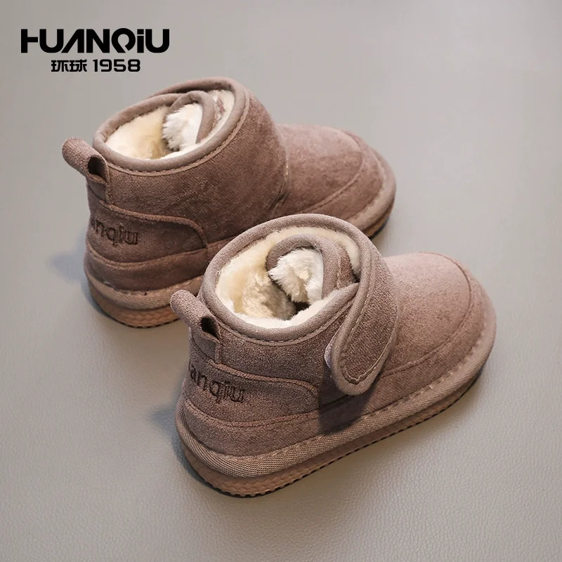 Babaya Baby Snow Boots Boys Plush Cotton Shoes for Kids Winter Children Girls Short Thickened 251022