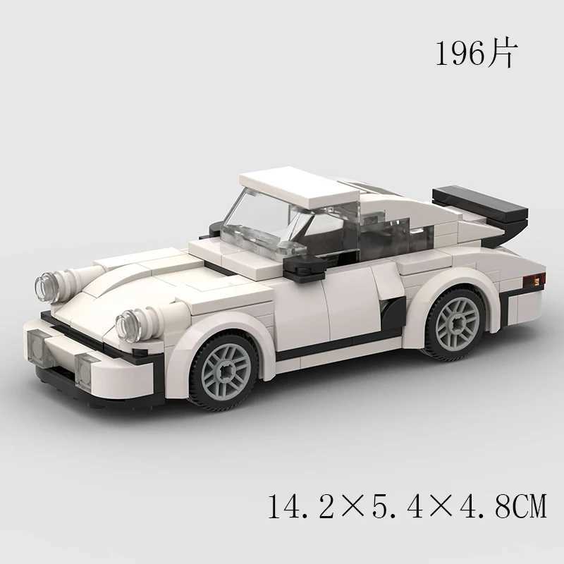 MOC Pickup Car Model Building Blocks GT RS6 Super Race Speed Racing Sports Police Vehicle Technical Racing Brick Christmas Gif J251022