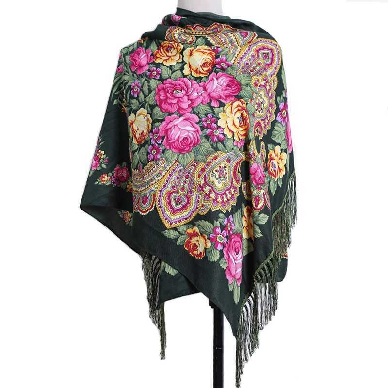 2024 Print Shawls Female Designer Women Winter Scarf Flower Bufandas Foulard Warm Hijab Wraps Travel Stoles J251118