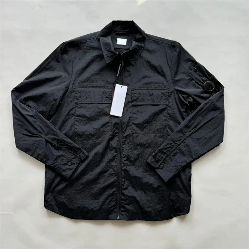 C P Companys Designer Jackets Hoodied Mensz Sweatshirts With Goggles One Lens Label Street Wear Nylon Coat Fashion Lapel Overshirt Outdoor Windbreaker CPFM