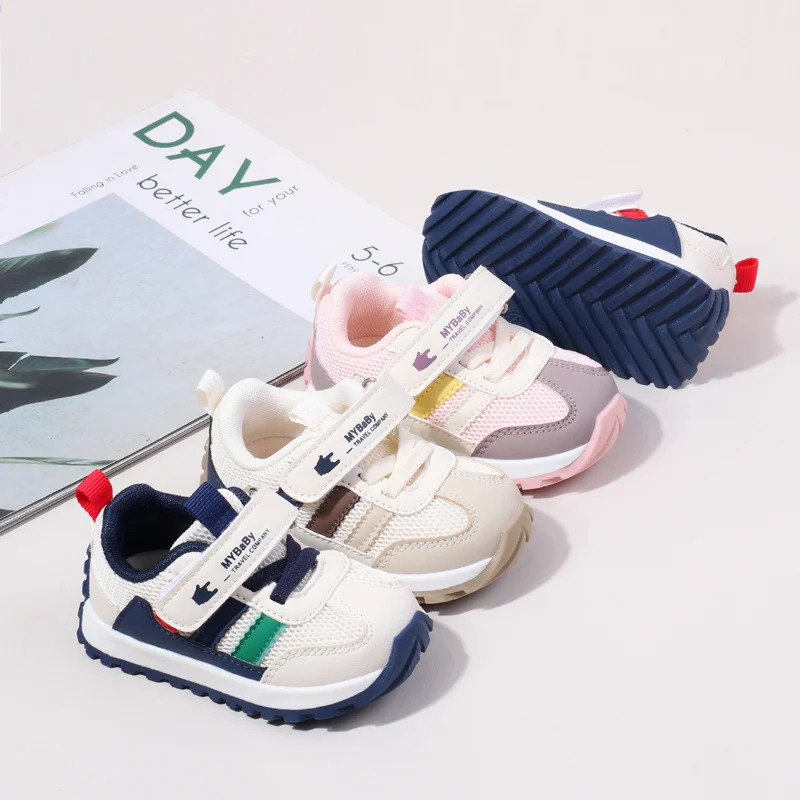 Childern Sports Shoes Spring and Autumn 02 Years Old Baby Girls Boys Sneakers Nonslip Casual Toddler First Walkers 251022