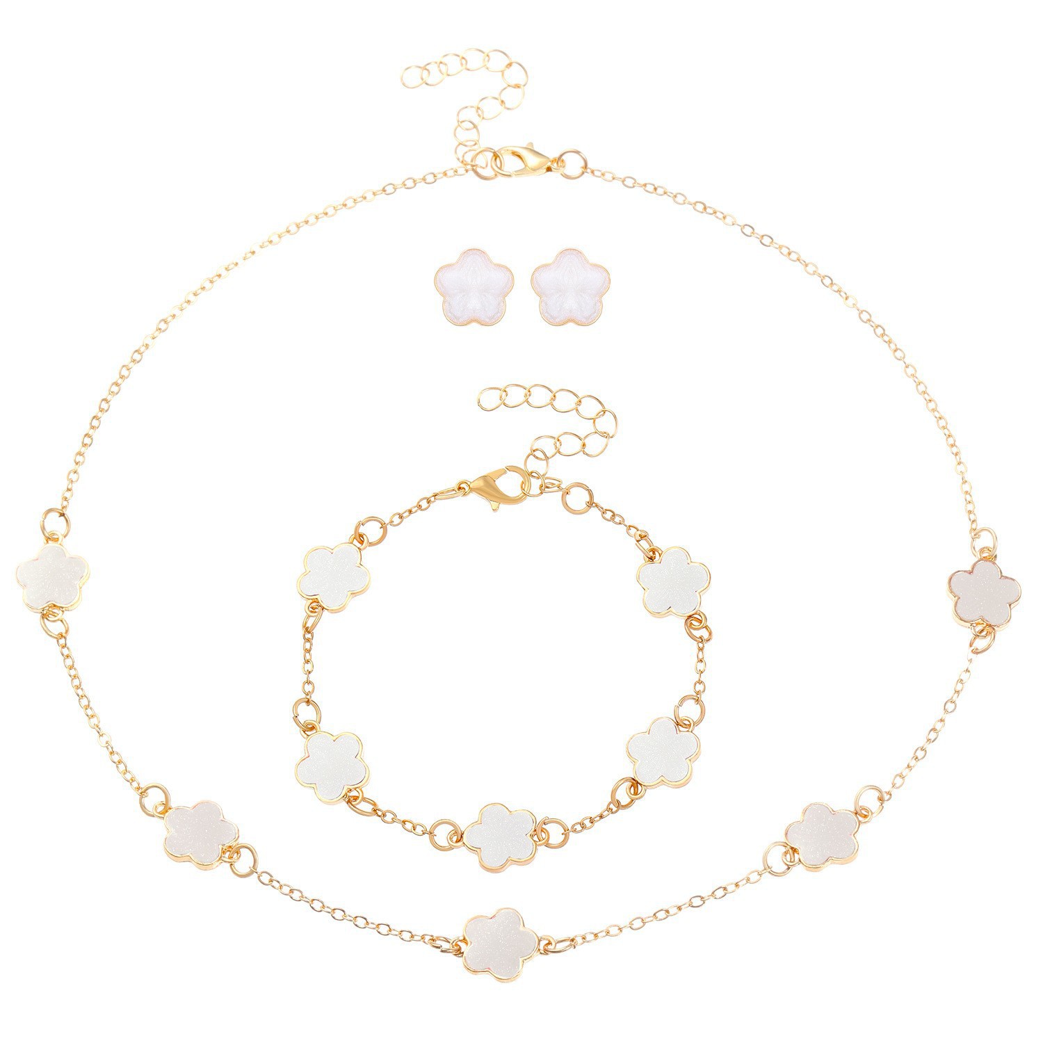 Retro designer bracelet Minimalist Zircon Full Diamond Bracelet set Light Luxury Bracelet Design Pearl Bracelet charm bracelet free shipping