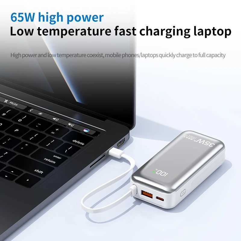 New 65W Super Charger 3C powerbank 20000mah Mobile Phone Backup Battery for IPhone Power bank Charger For laptop J251114