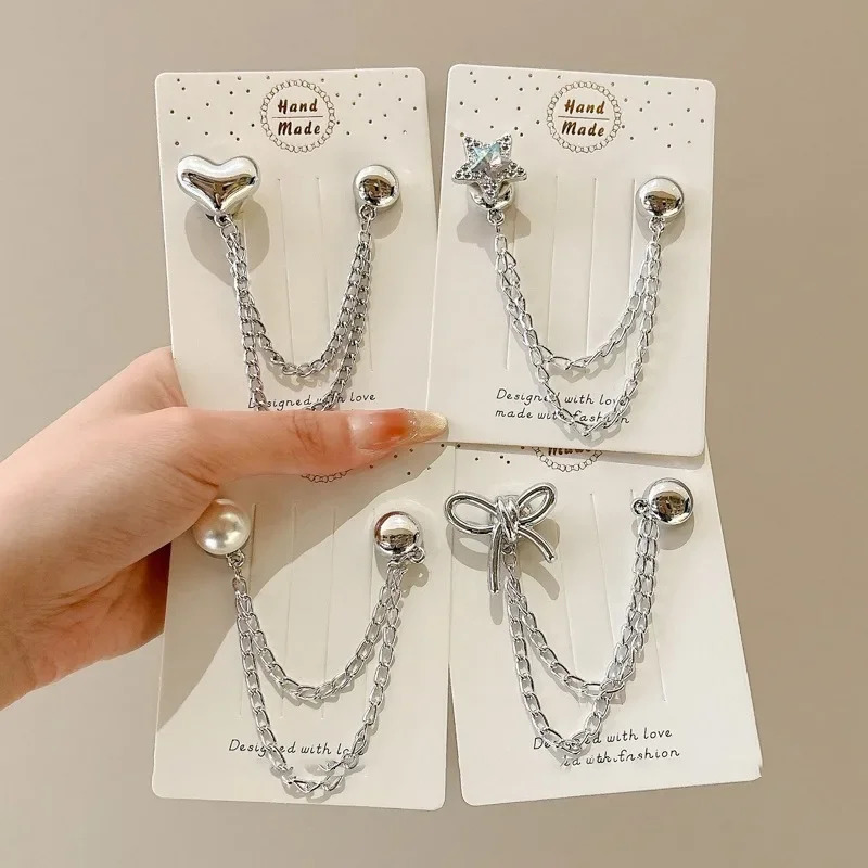 110Pcs Cartoon Magnetic Pants Leg Clip Shorts Trouser Legs Roll Up Pants Leg Clip Trouser Fixing Magnet Pin Sewing Supplies 251022