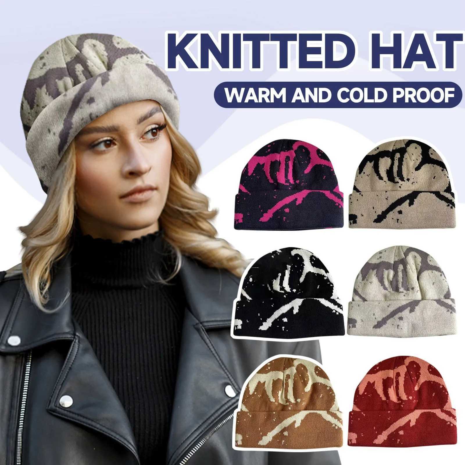 MEA Letter Print Knitted Hats Mens And Womens Jacquard Hats Outdoor Riding Europe And The United States Fashion Warm Hat J251022